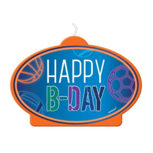 Birthday Baller Birthday Candle