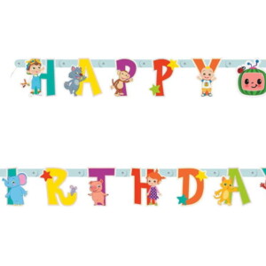 Cocomelon Jointed Happy Birthday Banner