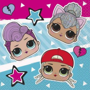 Lol Surprise Beverage Napkin, 16Ct