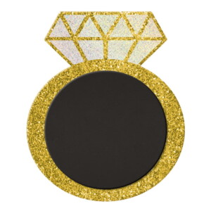 Chalkboard Ring Easel Sign, 12"