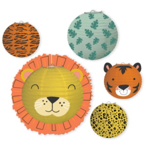 Get Wild Paper Lanterns-5Pcs
