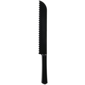 11 1/2" Black Plastic cake Knife