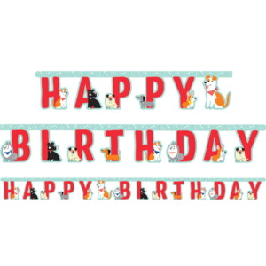 Dog Party Jointed Banner