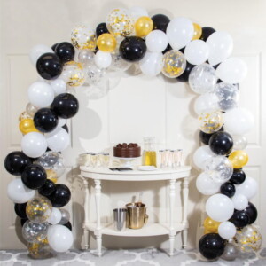Balloon Garland Kit-Black & White
