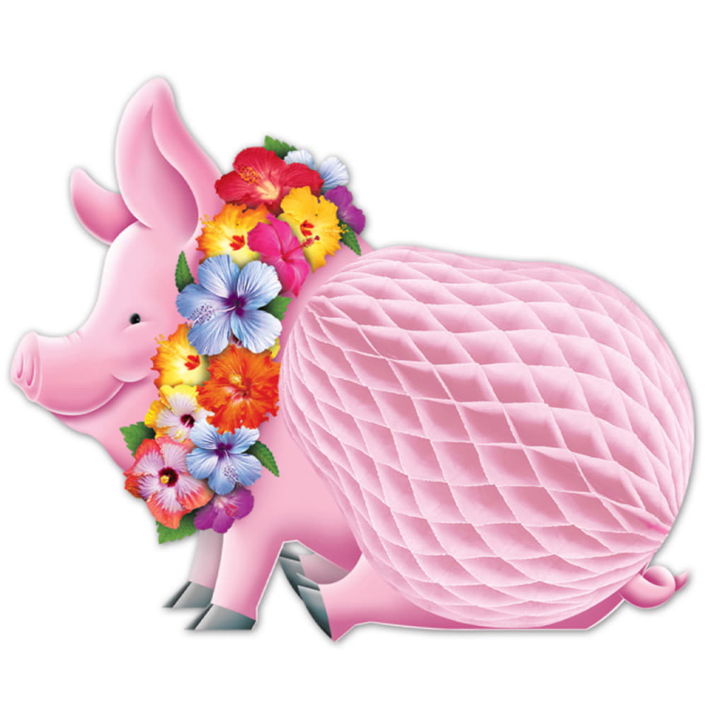 Luau Pig Tissue Centerpiece