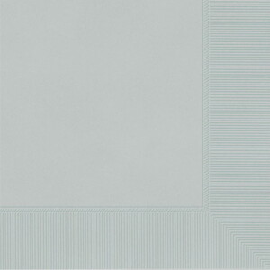 Beverage Napkins 40Ct-Silver