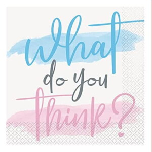 Gender Reveal Lunch Napkins, 16/Pk